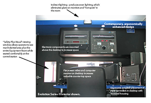 CCTV Sewer Inspection Van Interior