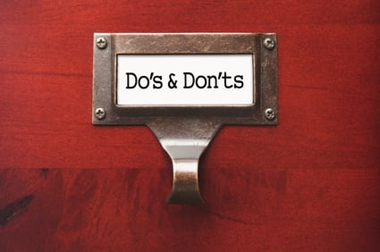 do's and don'ts