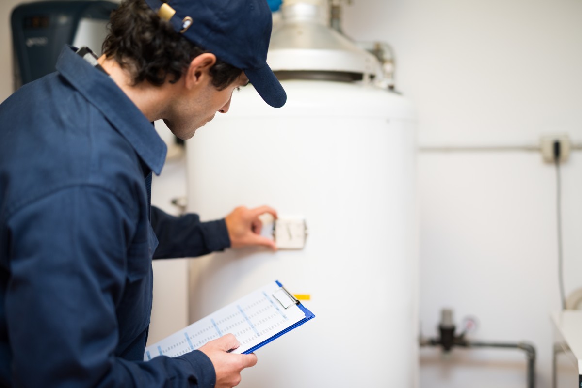 If your hot water heater tank is leaking, you may need to call a professional plumber.