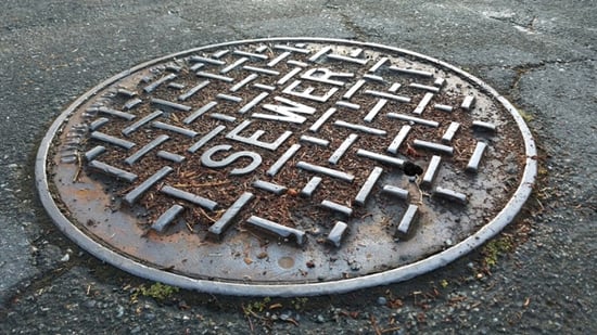 Municipal manhole in Sacramento