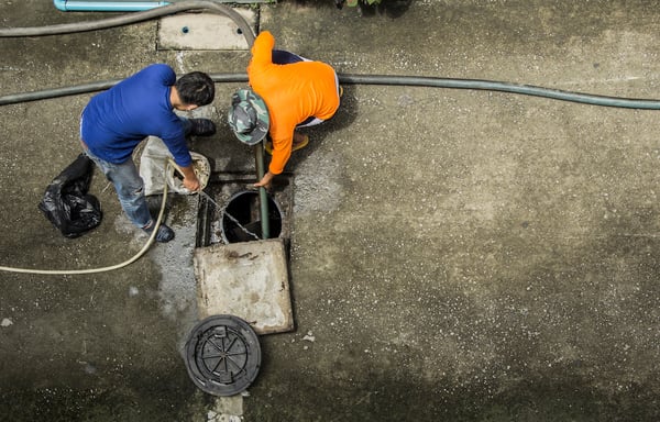 hydro-jetting for drain pipe cleaning