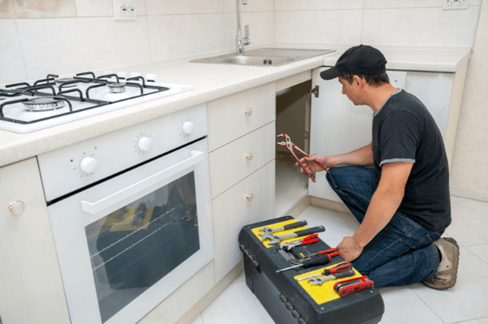 kitchen pipe repair