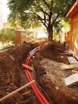 Underground utility lines may render some trenchless repair options impractical.