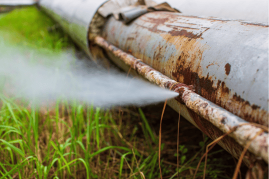 water main break