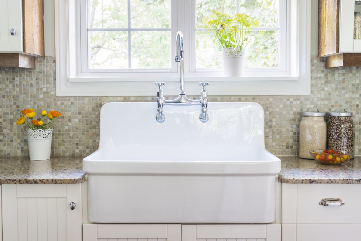 New kitchen sink installation